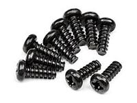 Tp. button head screw m3x8mm (10pcs) - thumbnail