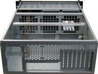 Inter-Tech IPC 4U-4129L Rack Metallic, Zilver - thumbnail