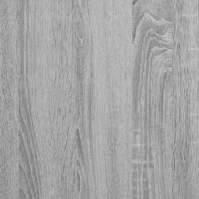 Bureau met plank Grijs sonoma 138.5 x 55 x 143 cm Bewerkt hout