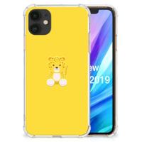 Apple iPhone 11 Stevig | Bumper Hoesje | Baby Leopard - thumbnail