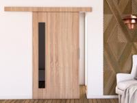 Schuifdeur CLUNOA 96 cm sonoma - thumbnail