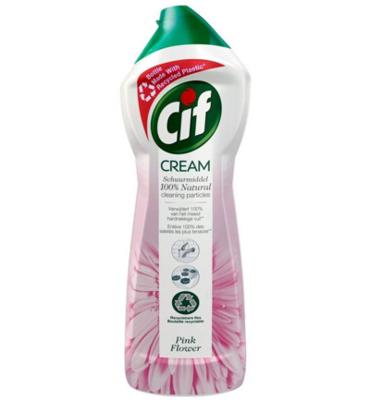 Cif Schuurmiddel Cream Pink Flower 750 ml