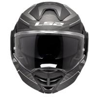 LS2 opklaphelm "ff901 advant x carbon horizon". helmet ff901 advant x carb.hor.xxl bl/sil-gr - thumbnail