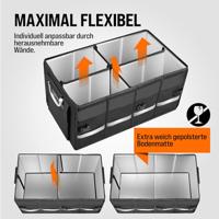 Kofferbak Organizer Zwart Geïsoleerd warm of koud voedsel - thumbnail