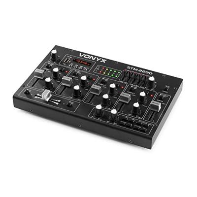Vonyx STM-2290 8-kanaals mixer met effecten, USB & bluetooth - thumbnail