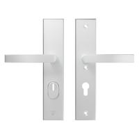 AXA Veiligheidsbeslag Edge Plus kruk Blok PC72 anti-kerntrek aluminium naturel - thumbnail