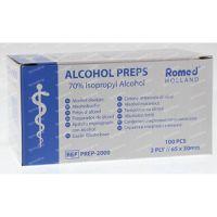 Romed Alcohol Doekjes 65x30mm - thumbnail
