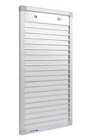 Infobord legamaster aan/afwezig 54 x 28 cm 20 posities - thumbnail