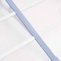 Deurluifel 358,5x90 cm polycarbonaat grijs en transparant - thumbnail