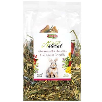 ALEGIA Fruit & Herbs for rabbits - snack voor konijnen - 130g