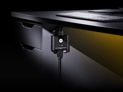 ATEN CS22HF KVM-switch Zwart ATEN CS22HF KVM-switch Zwart