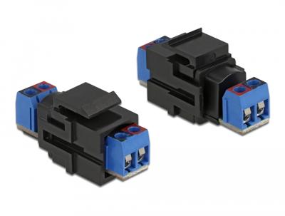 2-pins aansluitblok keystone 2-pins aansluitblok keystone