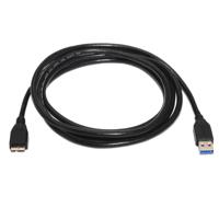 USB-kabel Aisens A105-0043 Zwart 1 m - thumbnail