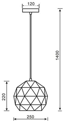 Deko Light Asterope rund 250 342129 Hanglamp LED, Halogeen E27 40 W Wit Deko Light Asterope rund 250 342129 Hanglamp LED, Halogeen E27 40 W Wit