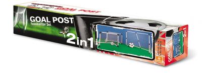 Mondo voetbal goal 2 in 1 183x121 cm groot Mondo voetbal goal 2 in 1 183x121 cm groot