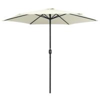 VidaXL Parasol met aluminium paal 270x246 cm zandwit - thumbnail