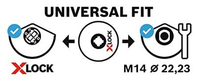 Bosch Accessoires X-LOCK Fiberschijf, 125mm, G 60, R574, Best for Metal - 1 stuk(s) - 2608619161 - thumbnail