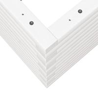 Plantenbak 90x60x46 cm massief grenenhout wit - thumbnail