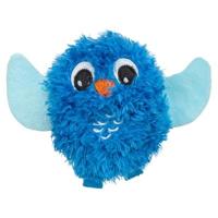Trixie uil pluche met kattenkruid / catnip blauw - thumbnail