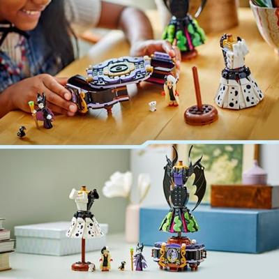 LEGO disney 43262 de jurken van maleficent en cruella de vil