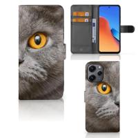 Telefoonhoesje | Met pasjeshouder | Xiaomi Redmi 12 Britse Korthaar - thumbnail