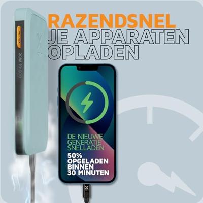 Xtorm Fuel Series Power Pack 20 W 10.000 mAh Powerbank Blauw