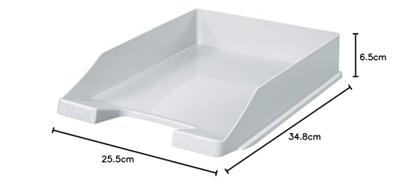 HAN ha-1027-s-11 brievenbak a4 standaard plastic lichtgrijs