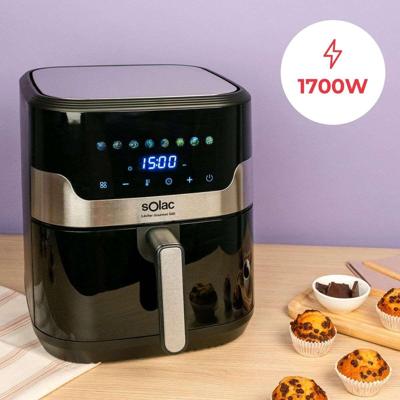 Luchtfriteuse Solac Zwart 1700 W 8 L