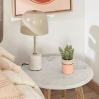 Kave Home Tafellamp 'Alish', kleur Beige - thumbnail