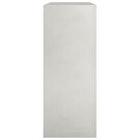 VidaXL Haardhoutrek 100x40x100 cm roestvrij staal - thumbnail