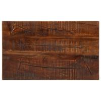 Tafelblad rechthoekig 40x20x2,5 cm massief gerecycled hout - thumbnail