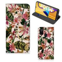 Samsung Galaxy M30s | M21 Smart Cover Flowers - thumbnail