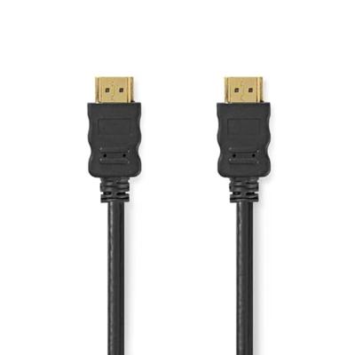 Nedis High Speed ??HDMI™-Kabel met Ethernet | HDMI™ Connector | HDMI™ Connector | 4K@60Hz | ARC | 18 Gbps | 3.00 m | Rond | PVC | Zwart | Label - Nedis High Speed ??HDMI™-Kabel met Ethernet | HDMI™ Connector | HDMI™ Connector | 4K@60Hz | ARC | 18 Gbps | 3.00 m | Rond | PVC | Zwart | Label -