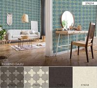 Livingwalls New Walls blauw behang | 374214 - thumbnail