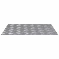VidaXL Trap tread rechthoekig 4 pcs zilver 60 x 50 cm aluminium - thumbnail