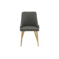 Venture Home Plaza Stoel 58 x 86 x 49 - Donkergrijs - 2-pack - thumbnail