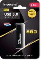 Integral USB stick 3.0, 64 GB, zwart - thumbnail