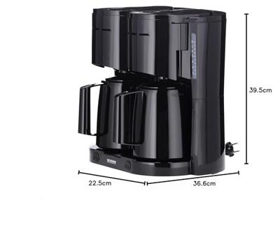 Severin KA9315 Duo Koffiezetapparaat Zwart
