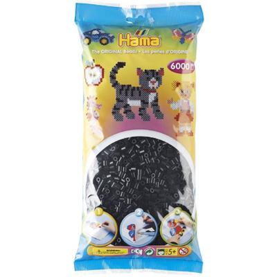 Hama Strijkkralen 6000 Stuks Zwart