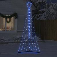 VidaXL Led-kerstboom 447 leds 249 cm blauw - thumbnail