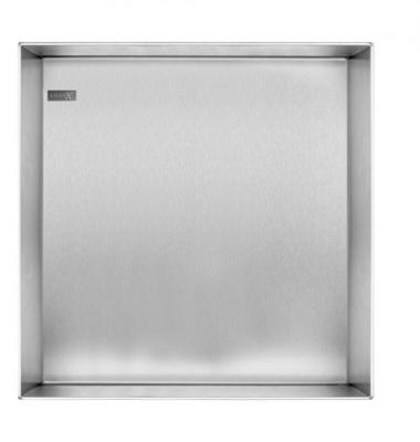Looox Colour BoX inbouwnis - 60x30x10cm - RVS geborsteld cbox60rvs