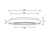 Trio Smart home plafonnièreMona Ø 38cm - R65041032 - thumbnail