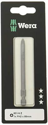 Wera 851/4 Z Bits Phillips, PH 2 x 89 mm - 1 stuk(s) - 05073521001 Wera 851/4 Z Bits Phillips, PH 2 x 89 mm - 1 stuk(s) - 05073521001