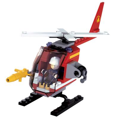 Sluban Fire Brigade Helicopter bouwstenen set