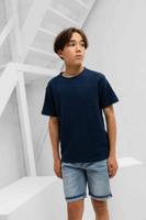 Ballin Amsterdam Boucle T-Shirt Kids Donkerblauw - Maat 128 - Kleur: Donkerblauw | Soccerfanshop - thumbnail