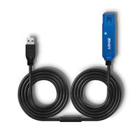 Lindy 43229 15m USB A USB A Mannelijk Mannelijk Zwart USB-kabel - thumbnail