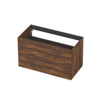 INK - Onderkast 2L Decor Softclose Tbv Greep - 900x450x520 Mm - Noten - thumbnail