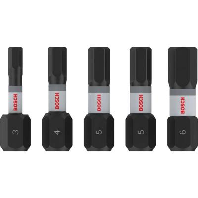 Bosch Accessoires pro h impact bits | h3 | h4 | h5 (x2) | h6 | 25 mm | 5 stuks - 2608521u59 Bosch Accessoires pro h impact bits | h3 | h4 | h5 (x2) | h6 | 25 mm | 5 stuks - 2608521u59