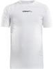 Craft 1906859 Pro Control Compression Tee JR - White - 134/140 Craft 1906859 Pro Control Compression Tee JR - White - 134/140