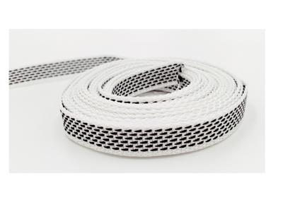 Optrekband 14mm Rol 5M Zwart/wit